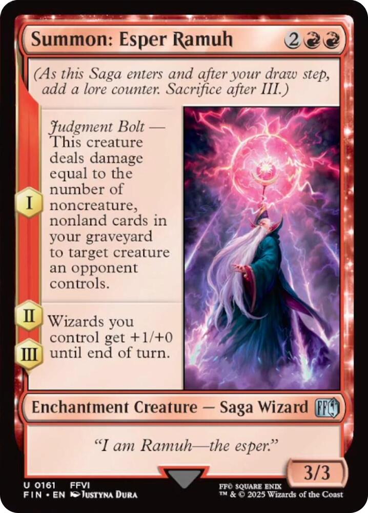Summon: Esper Ramuh - 161 - uncommon