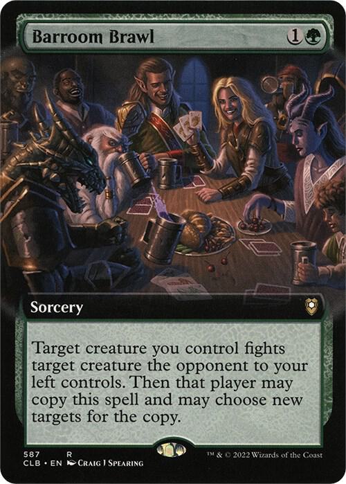 Barroom Brawl - 587 - rare