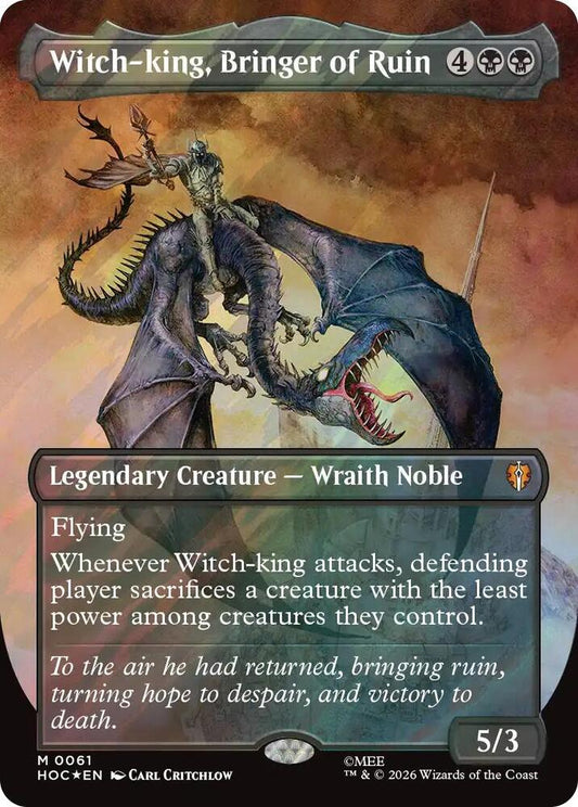 Witch-king, Bringer of Ruin - 61 - mythic