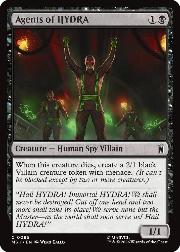 Agents of HYDRA - 85 - common