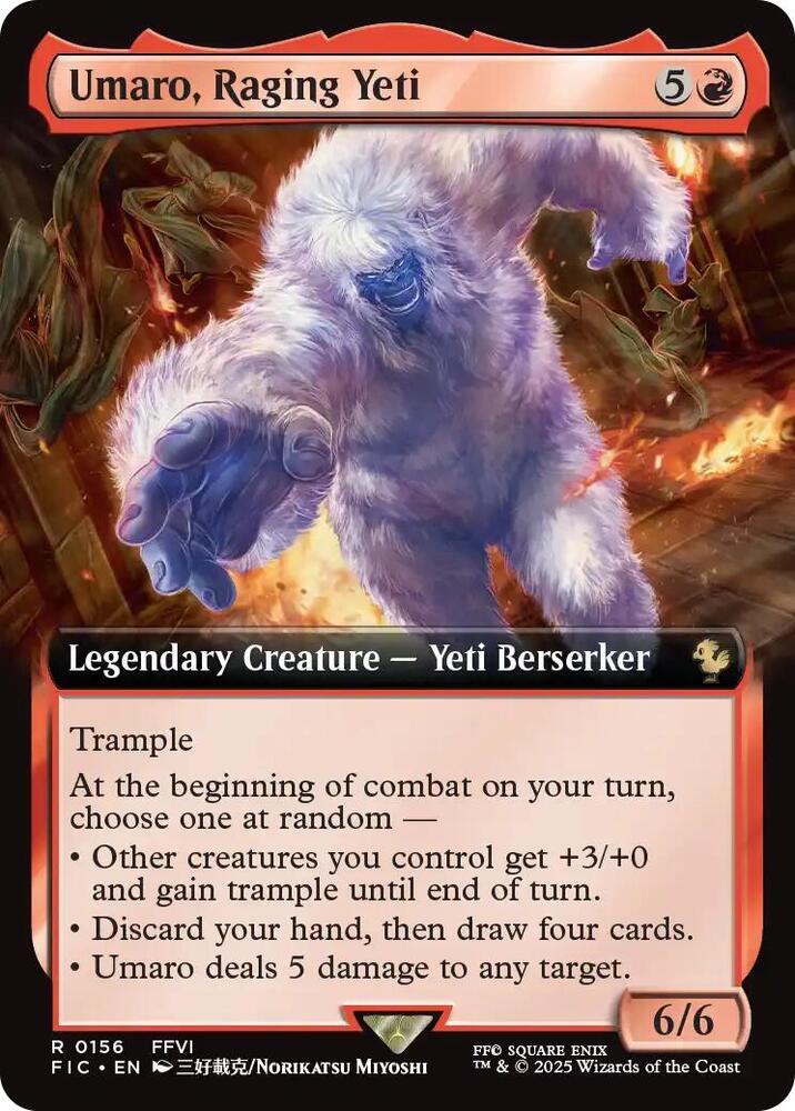 Umaro, Raging Yeti - 156 - rare