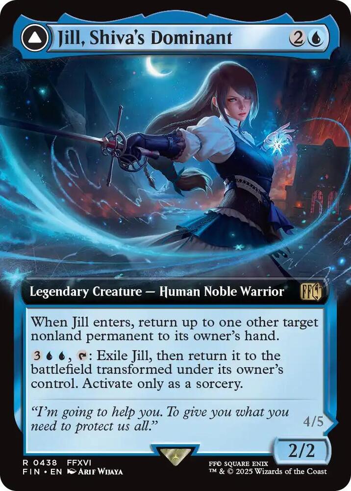 Jill, Shiva's Dominant // Shiva, Warden of Ice - 438 - rare
