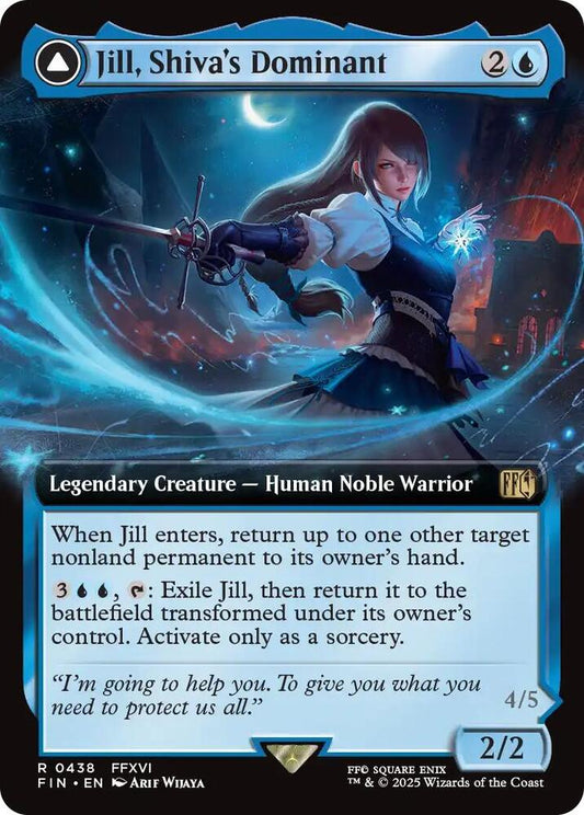 Jill, Shiva's Dominant // Shiva, Warden of Ice - 438 - rare
