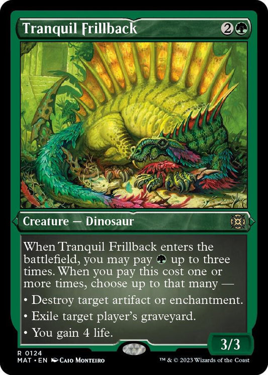 Tranquil Frillback - 124 - Etched rare