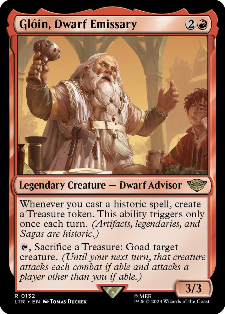 Glóin, Dwarf Emissary - 132 - rare