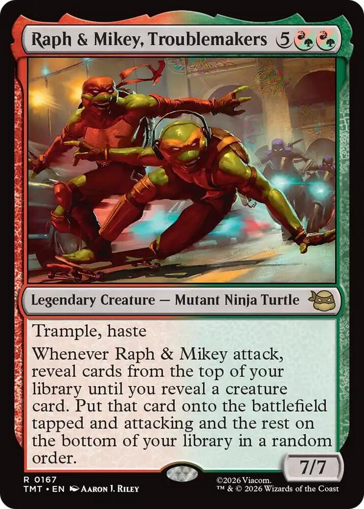 Raph & Mikey, Troublemakers - 167 - rare
