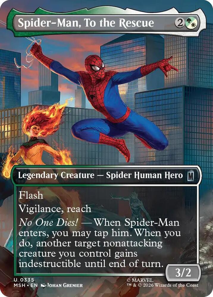 Spider-Man, To the Rescue - 335 - uncommon