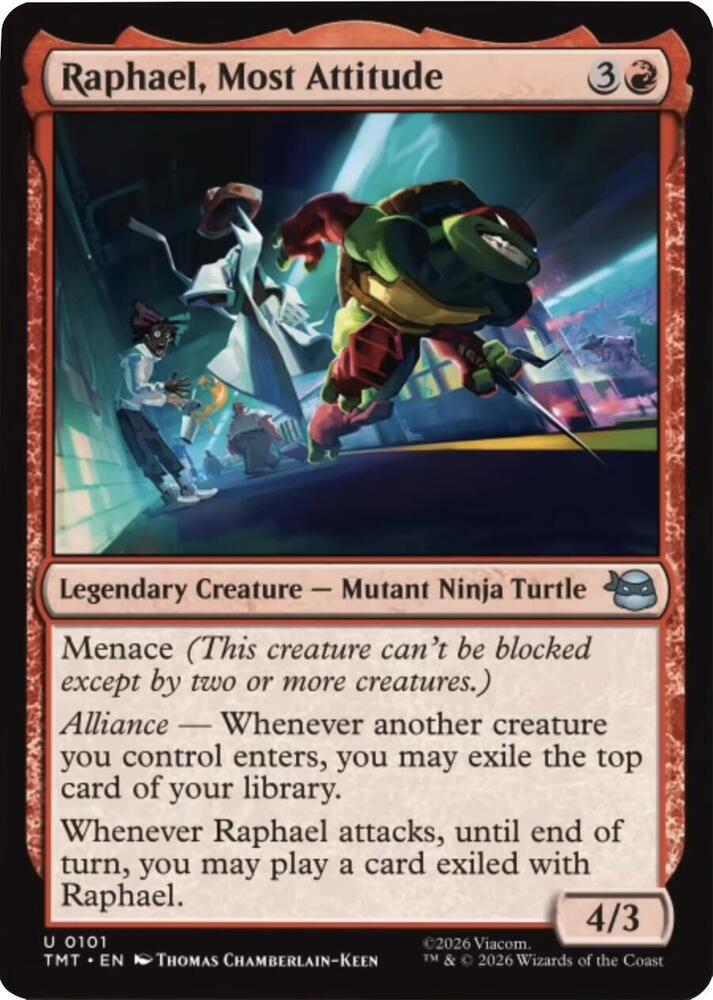 Raphael, Most Attitude - 101 - uncommon