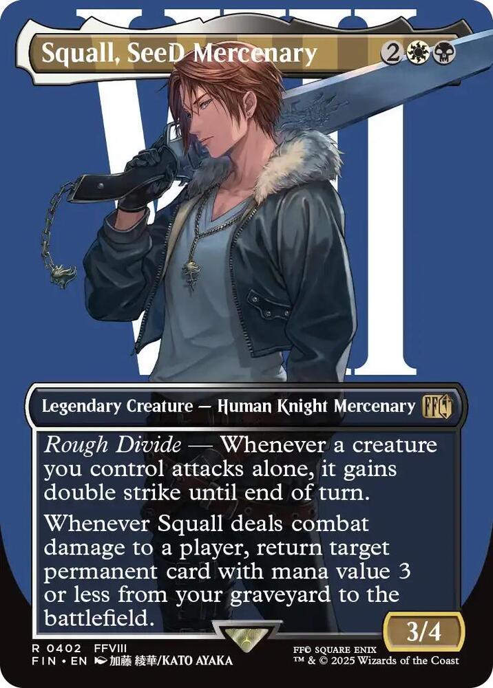 Squall, SeeD Mercenary - 402 - rare