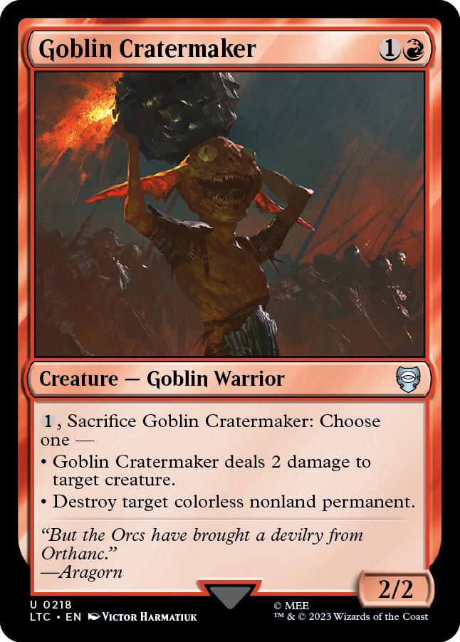 Goblin Cratermaker - 218 - uncommon