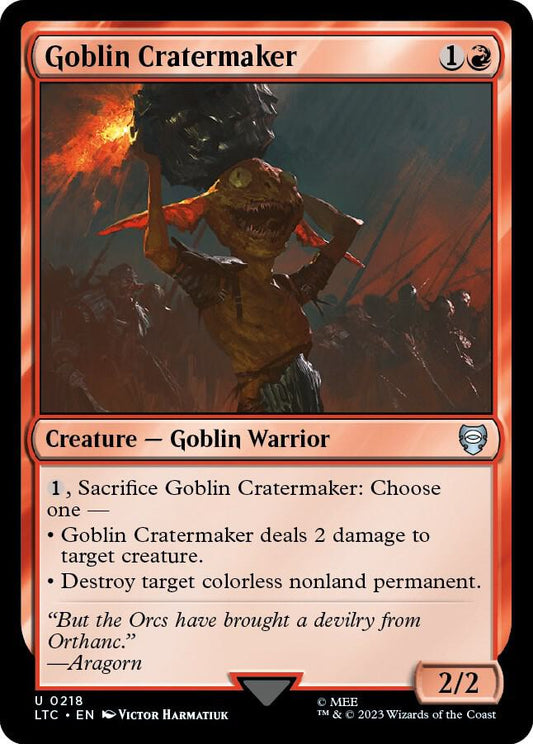 Goblin Cratermaker - 218 - uncommon