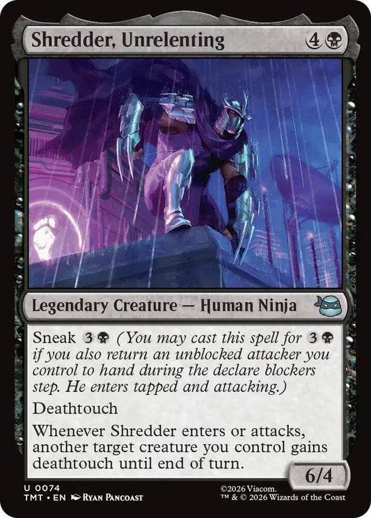 Shredder, Unrelenting - 74 - uncommon