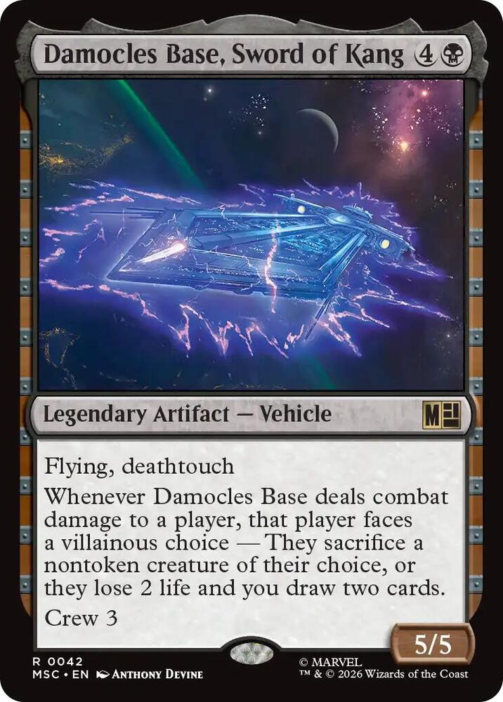 Damocles Base, Sword of Kang - 42 - rare