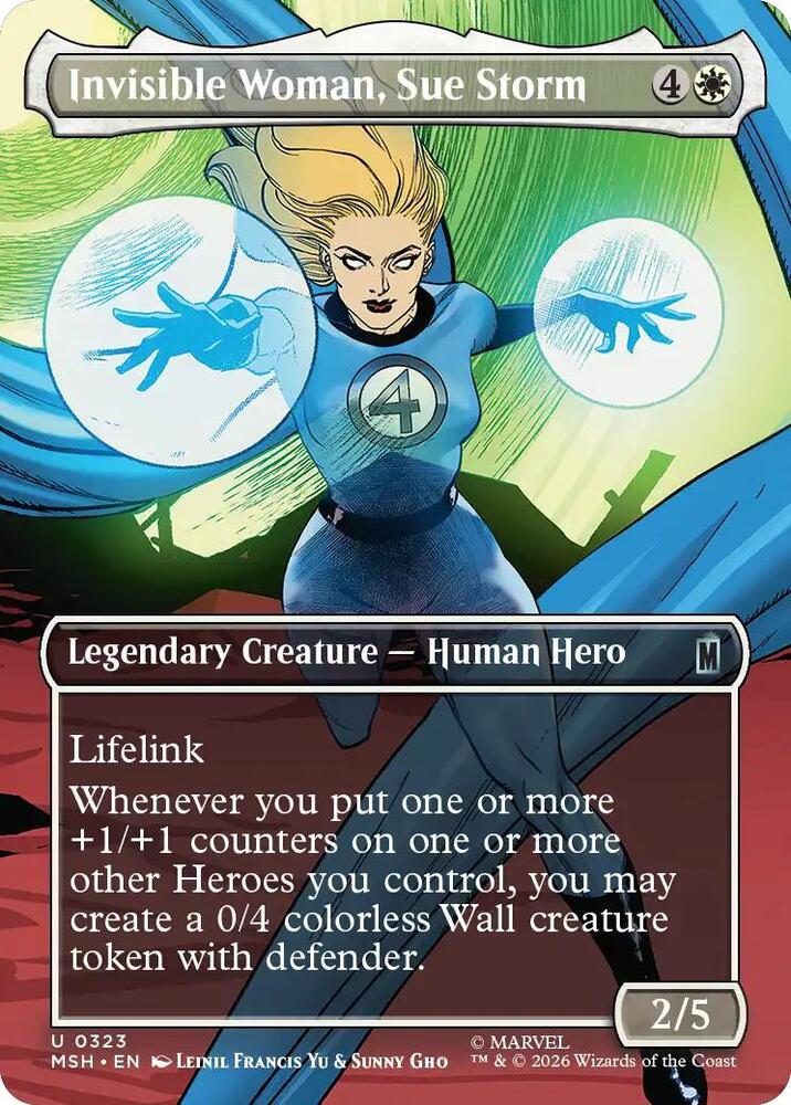 Invisible Woman, Sue Storm - 323 - uncommon