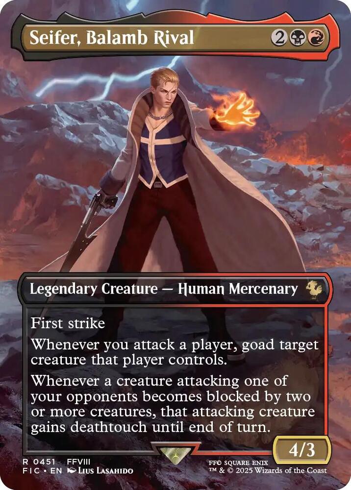 Seifer, Balamb Rival - 451 - rare