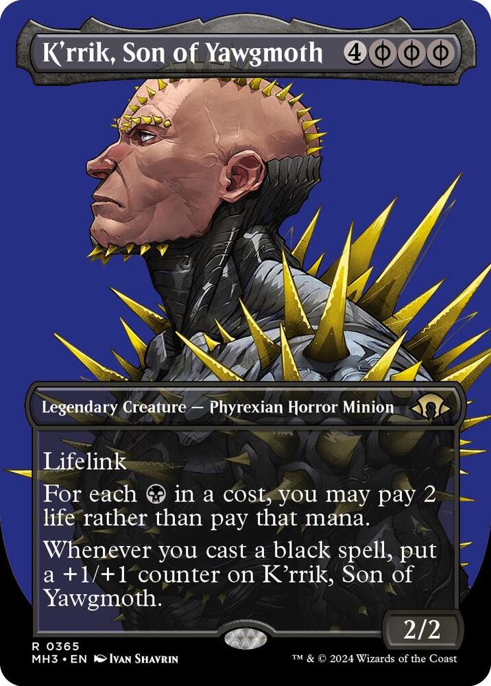 K'rrik, Son of Yawgmoth - 365 - rare