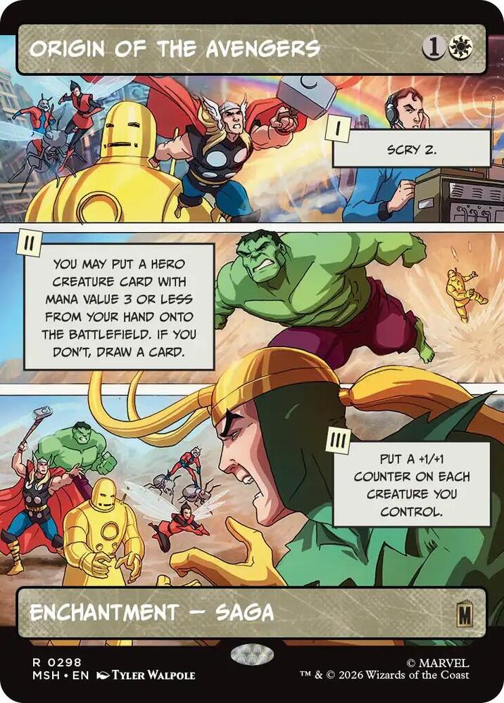 Origin of the Avengers - 298 - rare