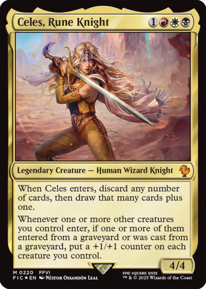 Celes, Rune Knight - 220 - mythic