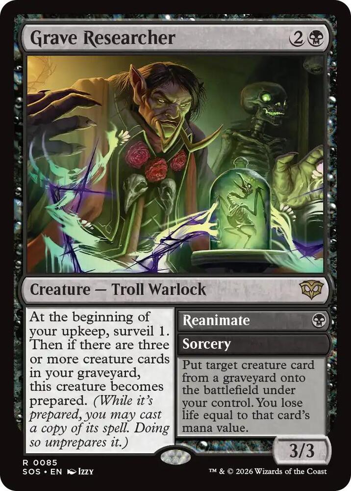 Grave Researcher // Reanimate - 85 - rare