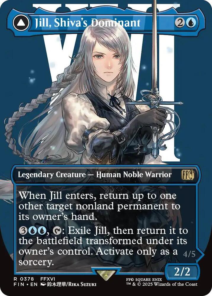Jill, Shiva's Dominant // Shiva, Warden of Ice - 378 - rare