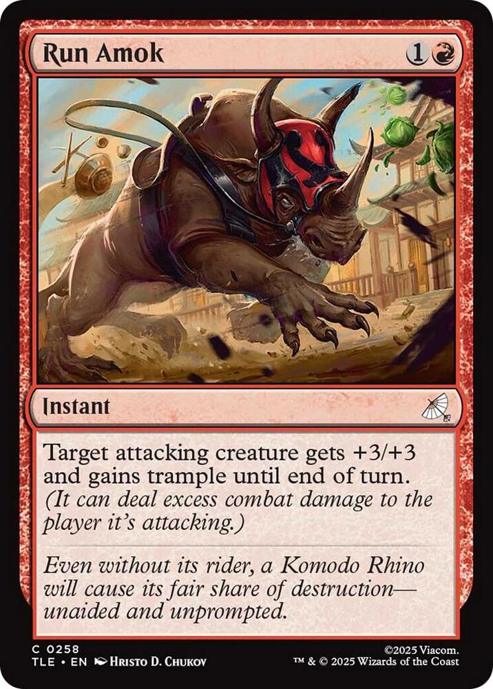 Run Amok - 258 - common