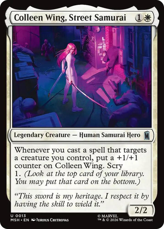 Colleen Wing, Street Samurai - 13 - uncommon