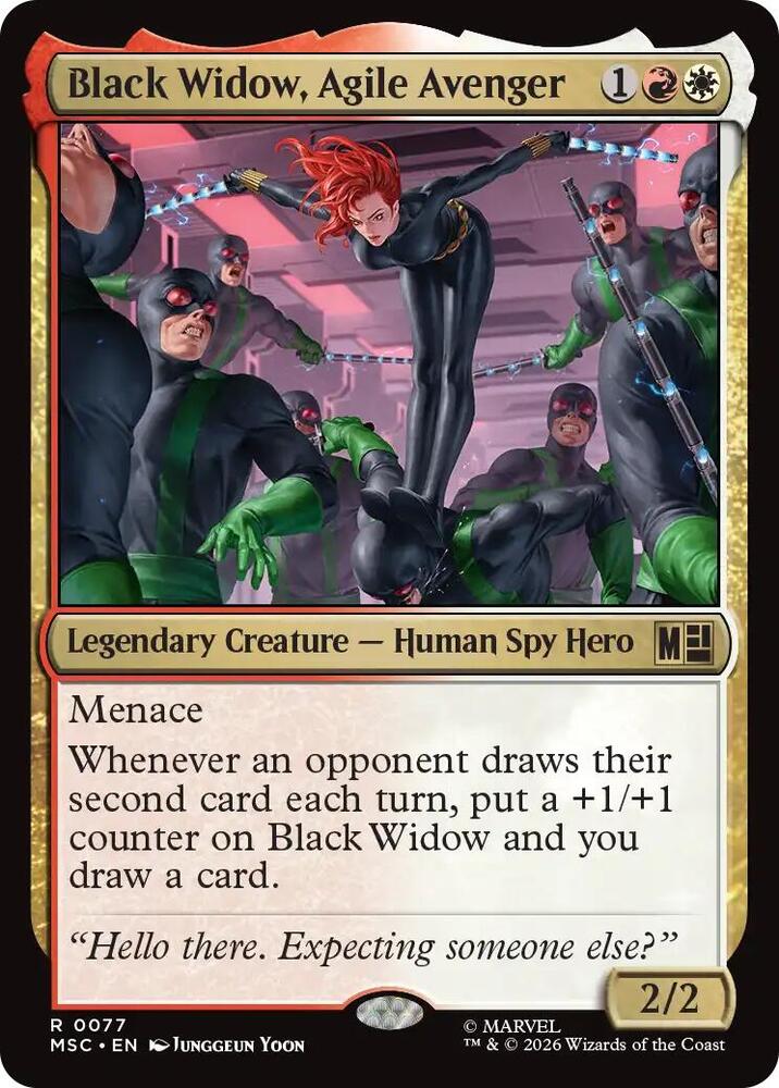Black Widow, Agile Avenger - 77 - rare