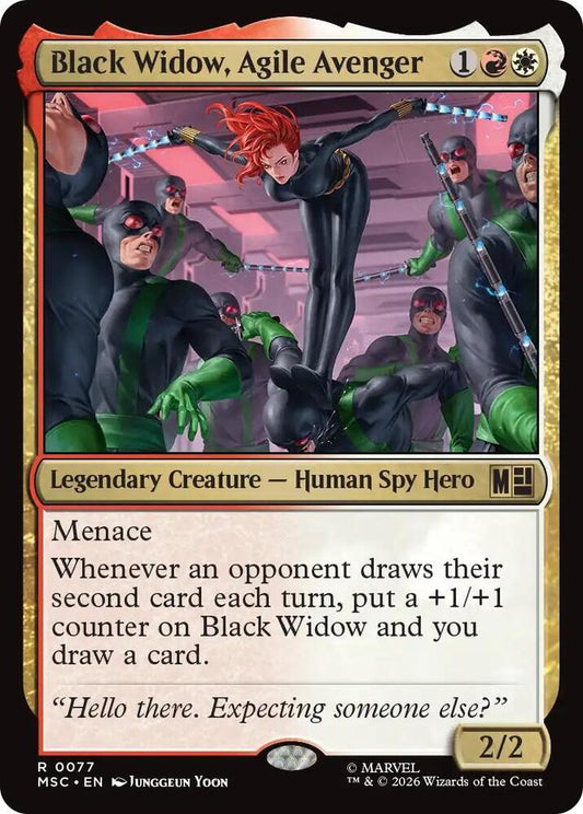 Black Widow, Agile Avenger - 77 - rare