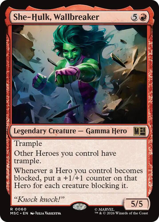 She-Hulk, Wallbreaker - 60 - rare