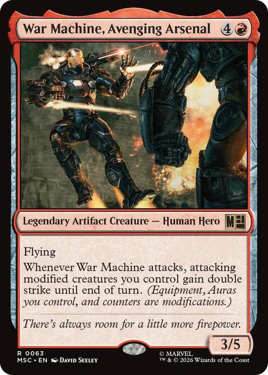 War Machine, Avenging Arsenal - 63 - rare