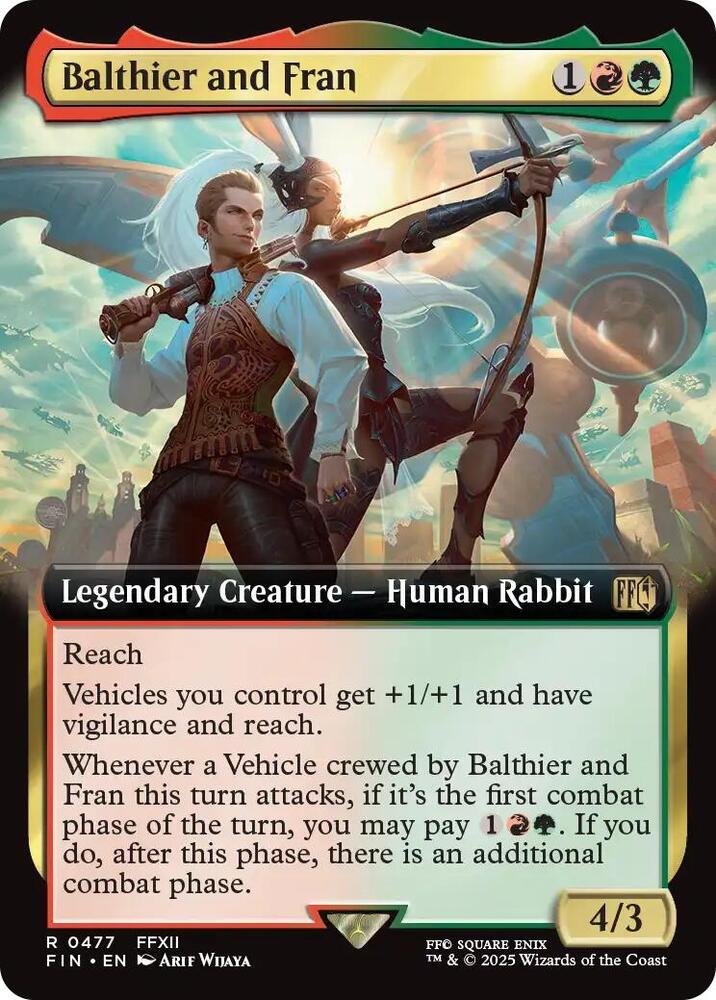 Balthier and Fran - 477 - rare