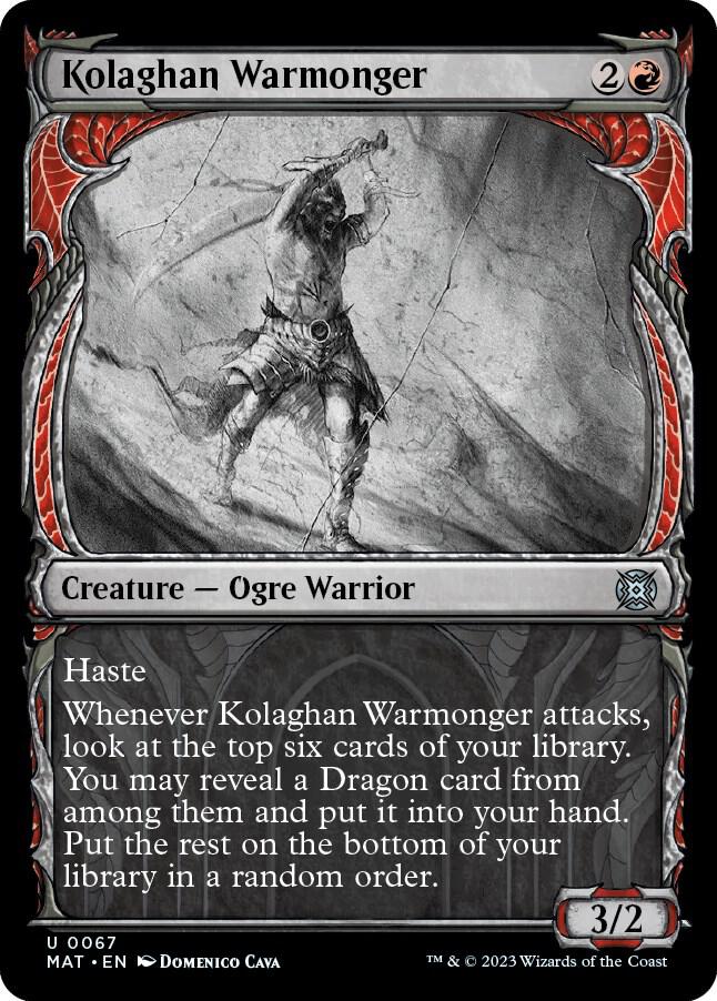 Kolaghan Warmonger - 67 - uncommon