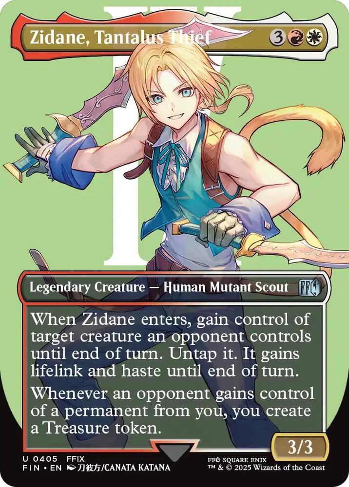 Zidane, Tantalus Thief - 405 - uncommon