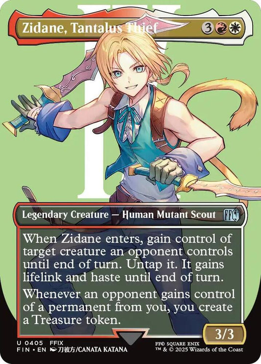 Zidane, Tantalus Thief - 405 - uncommon