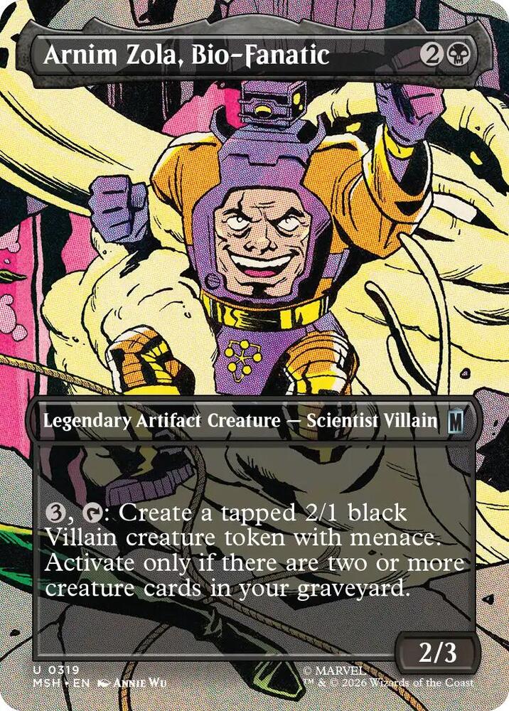 Arnim Zola, Bio-Fanatic - 319 - uncommon