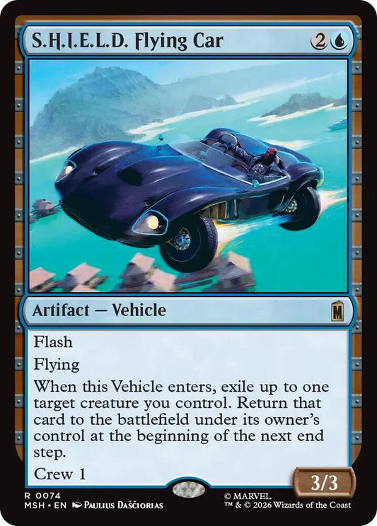 S.H.I.E.L.D. Flying Car - 74 - rare
