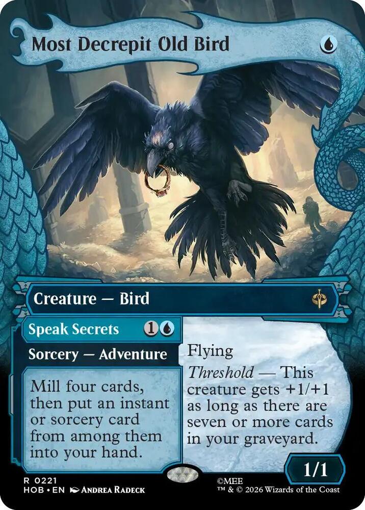 Most Decrepit Old Bird // Speak Secrets - 221 - rare