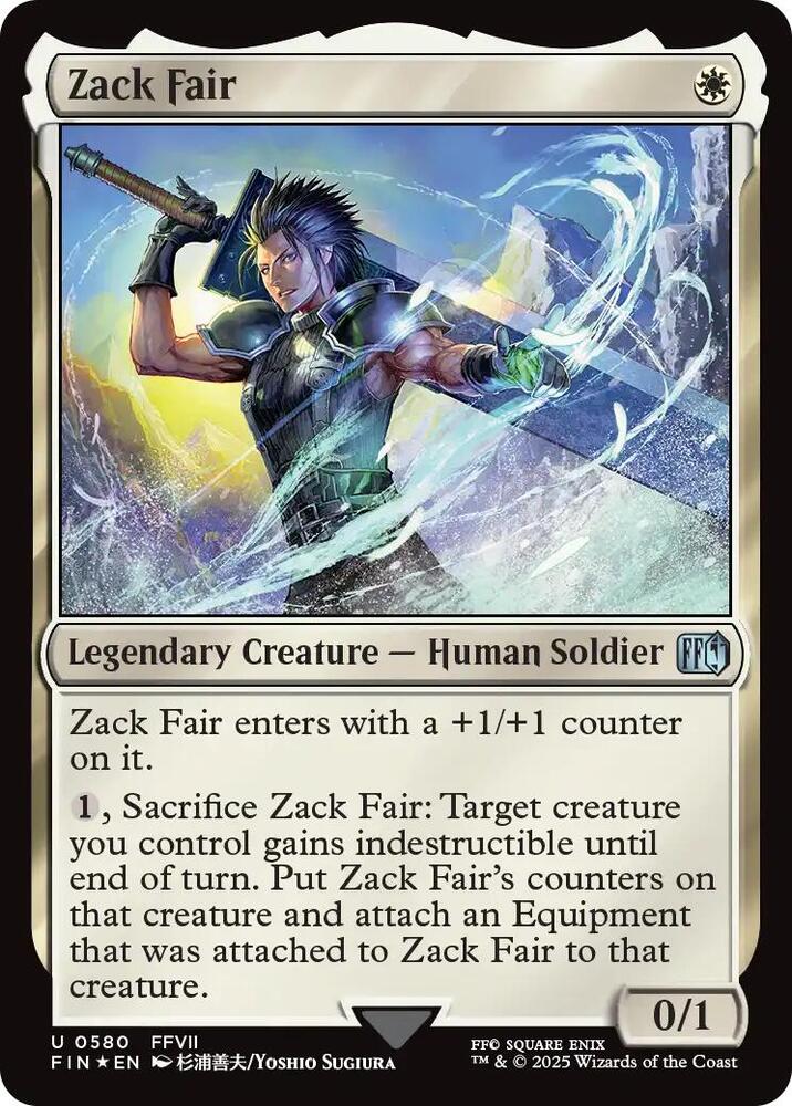 Zack Fair - 580 - uncommon