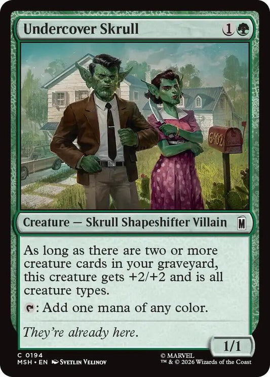 Undercover Skrull - 194 - common