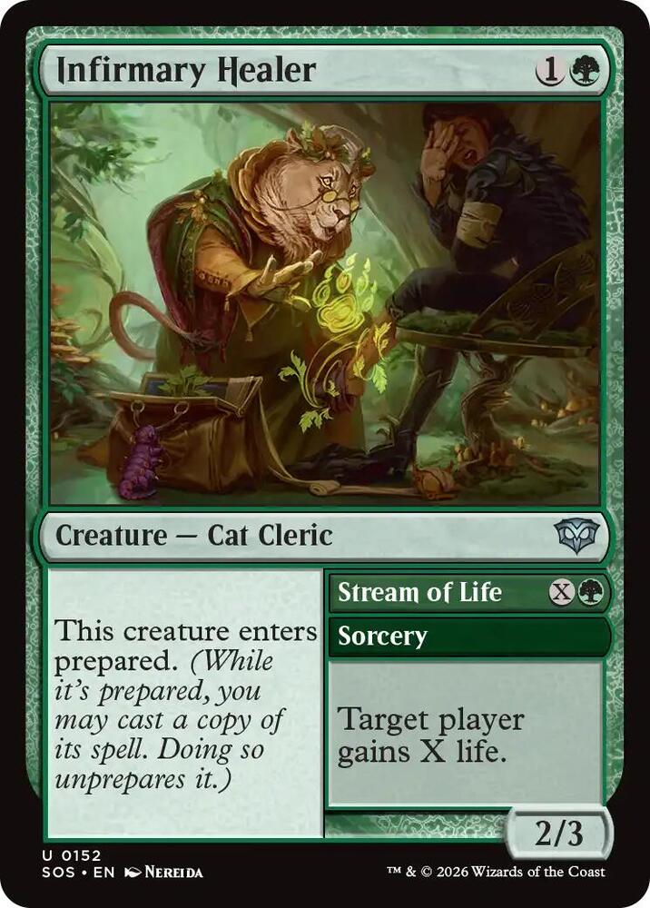 Infirmary Healer // Stream of Life - 152 - uncommon