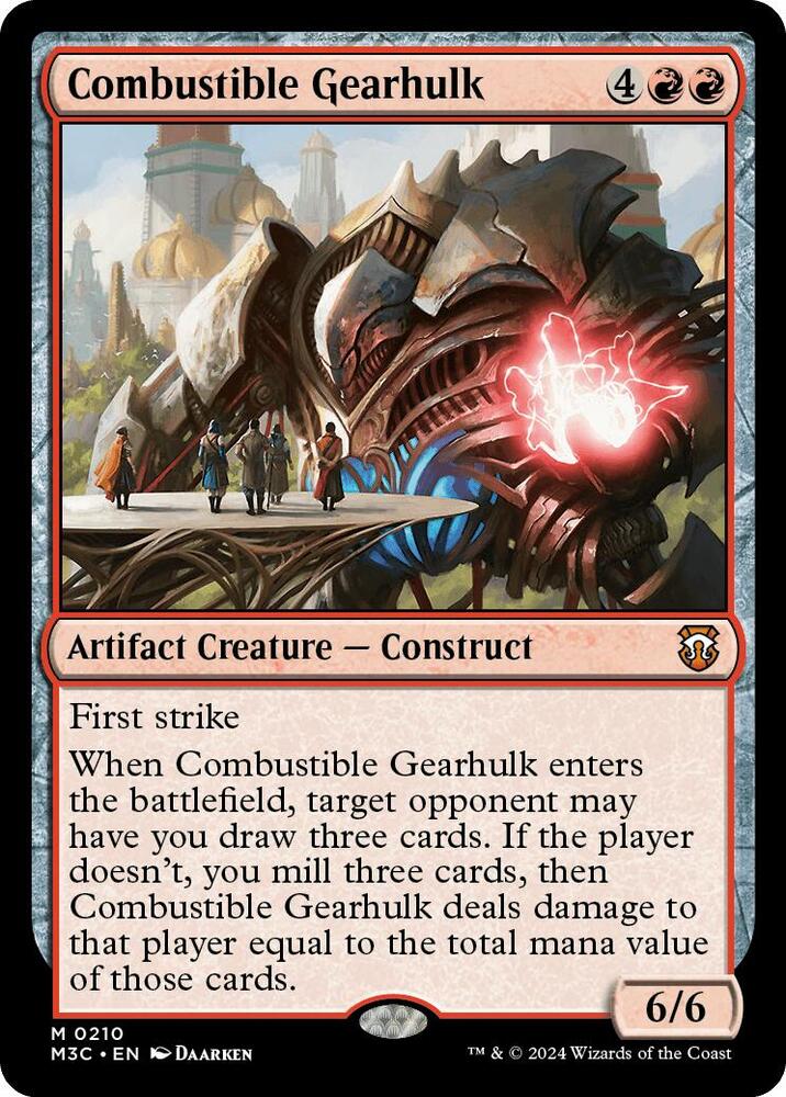 Combustible Gearhulk - 210 - mythic