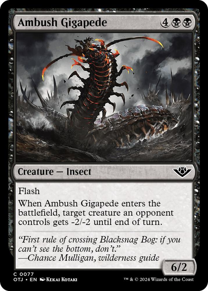 Ambush Gigapede - 77 - common