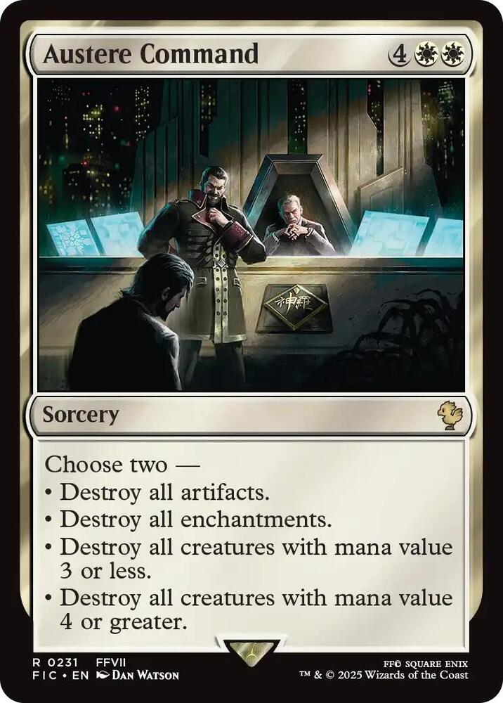 Austere Command - 231 - rare