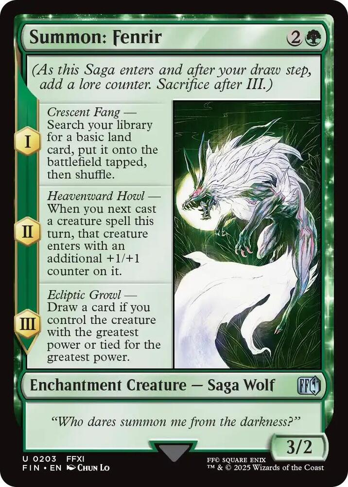 Summon: Fenrir - 203 - uncommon