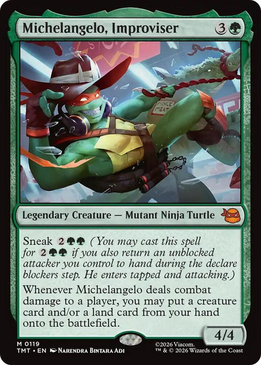 Michelangelo, Improviser - 119 - mythic