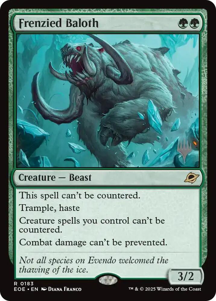Frenzied Baloth - 183p - rare