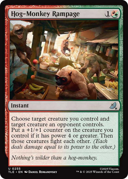 Hog-Monkey Rampage - 255 - uncommon