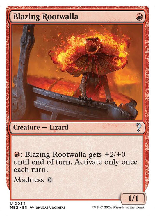 Blazing Rootwalla - 54 - uncommon