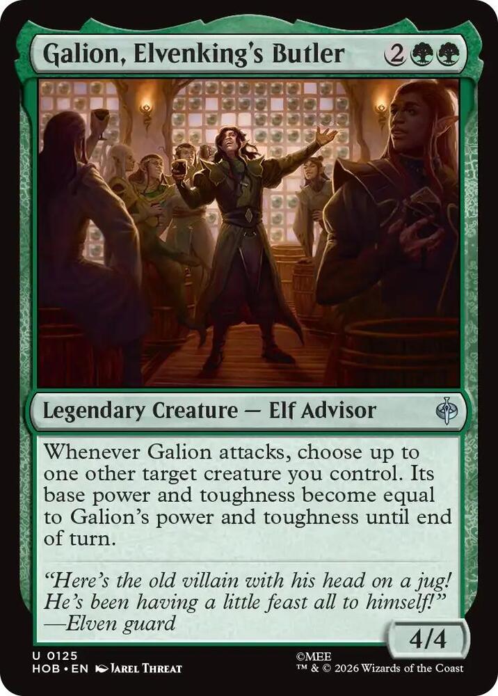 Galion, Elvenking's Butler - 125 - uncommon