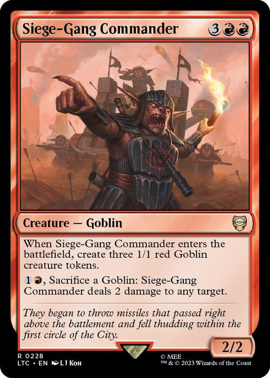 Siege-Gang Commander - 228 - rare